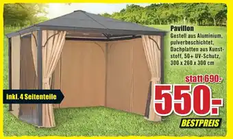B1 Discount Baumarkt Pavillon Angebot