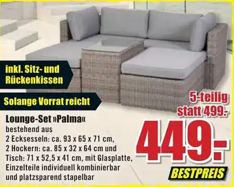 B1 Discount Baumarkt Lounge Set Palma Angebot