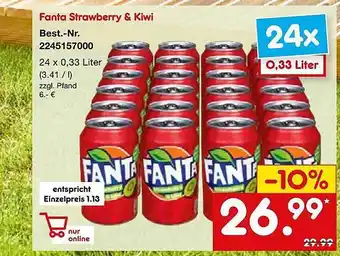 Netto Marken-Discount Fanta Strawberry & Kiwi Angebot