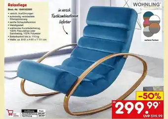 Netto Marken-Discount Relaxliege Wohnling Angebot