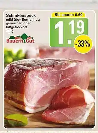 WEZ Schinkenspeck Bauern Gut Angebot