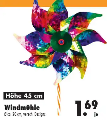 Mäc Geiz Windmühle Höhe 45 cm Angebot