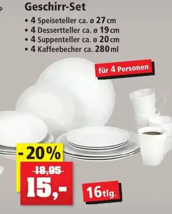 Thomas Philipps Geschirr Set 16 tlg. Angebot