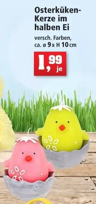 Thomas Philipps Osterküken Kerze im halben Ei Angebot