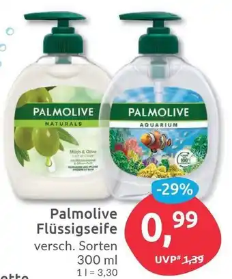 Budni Palmolive Flüssigseife 300ml Angebot