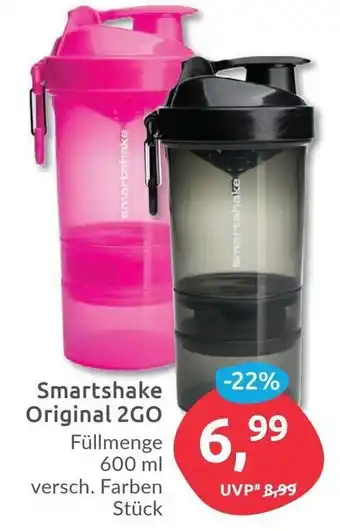 Budni Smartshake Original 2GO 600 ml Angebot