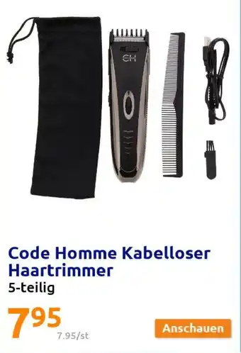 Action Code Homme Kabelloser Haartrimmer Angebot