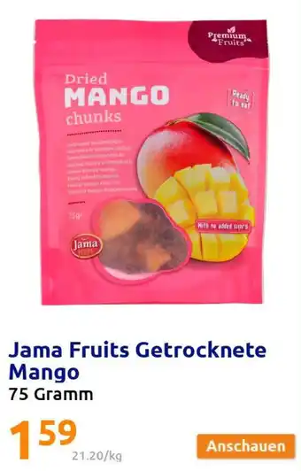 Action Jama Fruits Getrocknete Mango 75g Angebot