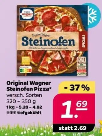 NETTO Original Wagner Steinofen Pizza 320-350g Angebot