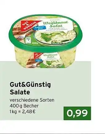 CAP Markt Gut&günstig Salate Angebot