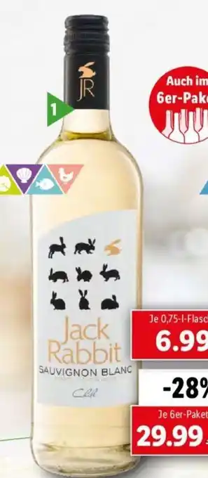 Lidl Jack Rabbit Sauvignon Blanc Valle Central, Weiẞwein Angebot