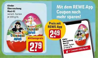 REWE Kaufpark Kinder überraschung Maxi Ei Angebot