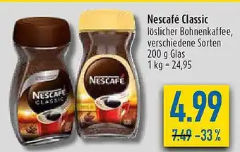 diska Nescafe Classic Angebot