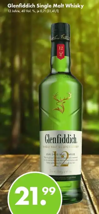 Trink und Spare Glenfiddich Single Malt Whisky 0,7L Angebot