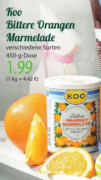 Famila Nord Ost Koo Bittere Orangen Marmelade 450g Dose Angebot