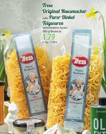 Famila Nord Ost Tress Original Hausmacher oder Purer Dinkel Teigwaren 500g Beutel Angebot