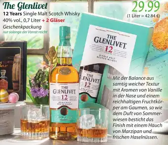 Famila Nord Ost The Glenlivet 12 Years Single Malt Scotch Whisky 0,7L Angebot