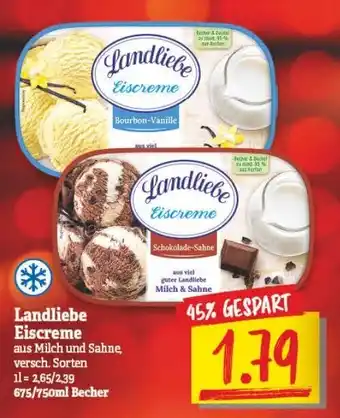 NP Discount Landliebe Eiscreme 675/750ml Becher Angebot