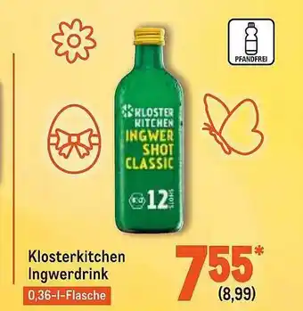 METRO Klosterkitchen Ingwerdrink Angebot