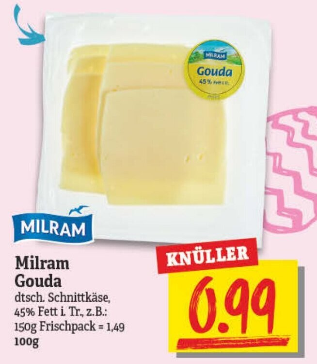 Milram Gouda 100g Angebot bei NP Discount