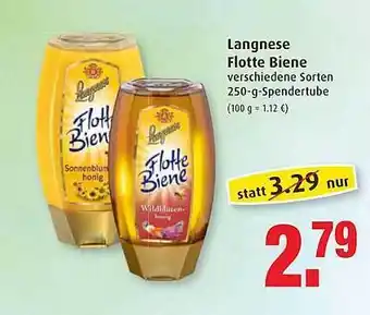 Markant Langnese Flotte Biene Angebot