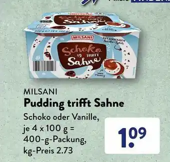 Aldi Süd Milsani Pudding Trifft Sahne Angebot