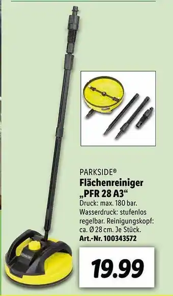 Lidl Parkside Flächenreiniger „pfr 28 A3” Angebot