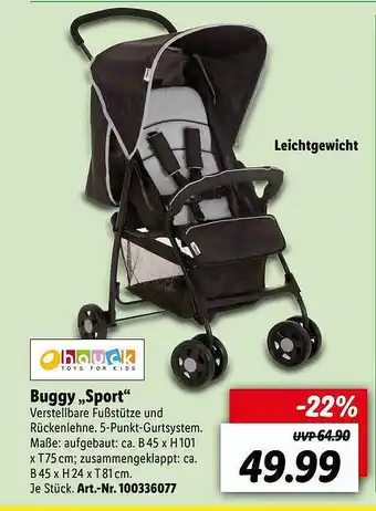 Lidl Buggy „sport” Angebot