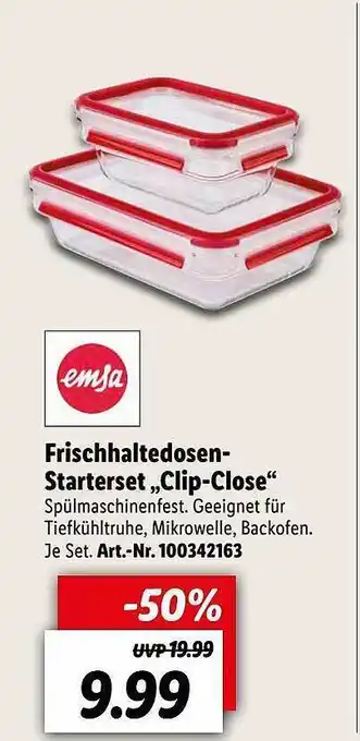 Lidl Emsa Frischhaltedosen-starterset „clip-close” Angebot