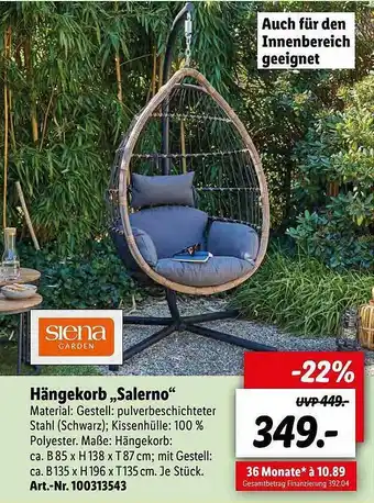 Lidl Siena Hängekorb „salerno“ Angebot