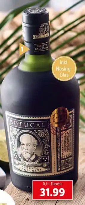 Lidl Botucal Reserva Exclusiva Rum + Nosing Glas Angebot