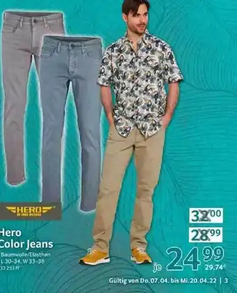 Selgros Hero Color Jeans Angebot