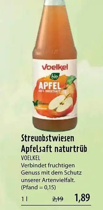 Superbiomarkt Streuobstwiesen Apfelsaft Naturtrüb Voelkel Angebot