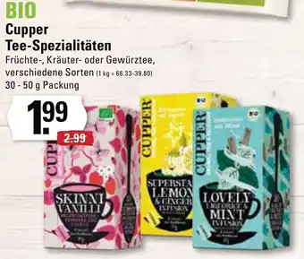 Meyer's Frischemarkt Bio Cupper Tee Spezialitäten 30-50g Packung Angebot