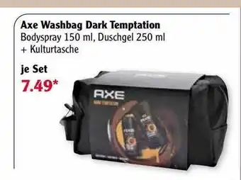 Globus Axe Washbag Dark Temptation Angebot