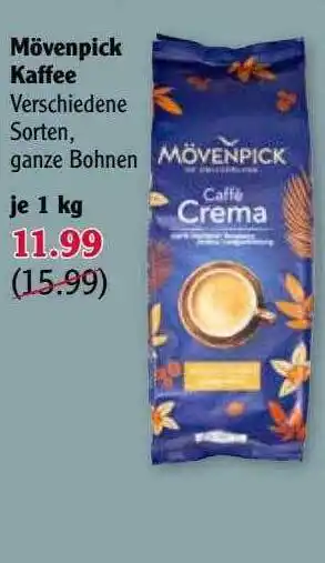 Globus Mövenpick Kaffee Angebot