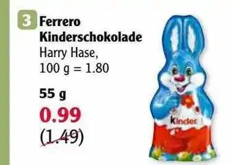 Globus Ferrero Kinderschokolade Angebot