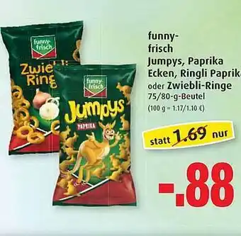 Markant Funny Frisch Jumpys, Paprika Ecken, Ringli Paprika Oder Zwiebli-ringe Angebot