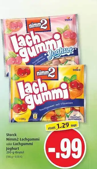 Markant Storck Nimm2 Lachgummi Oder Lachgummi Joghurt Angebot