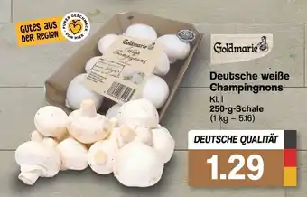 Famila Nord West Goldmarie Deutsche weiße Champignons 250g Schale Angebot