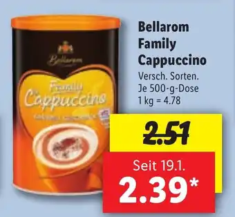 Lidl Bellarom Family Cappuccino Angebot