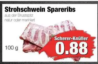 Edeka Scherer Strohschwein Spareribs Angebot