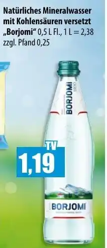 Mix Markt Borjomi Mineralwasser 500ml Angebot