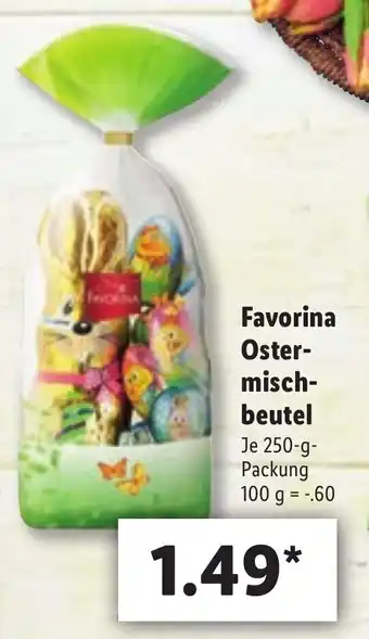 Lidl Favorina Ostermisch beutel  250g Angebot