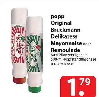 Famila Nord Ost Popp Original Bruckmann Delikatess Mayonnaise Oder Remoulade Angebot