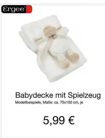 KiK Babydecke Mit Spielzeug Angebot