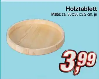 KiK Holztablett Angebot