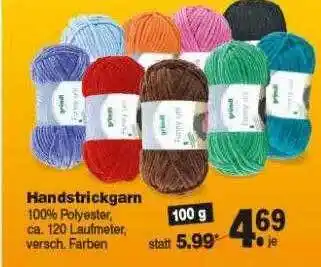 Repo Markt Handstrickgarn Angebot