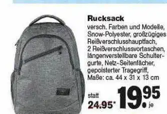 Repo Markt Rucksack Angebot