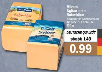 Famila Nord West Milram Sylter oder Rahmkäse 100g Angebot